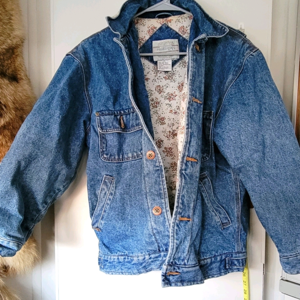 Vintage Country Rose Denim Jacket - Picture 2 of 6